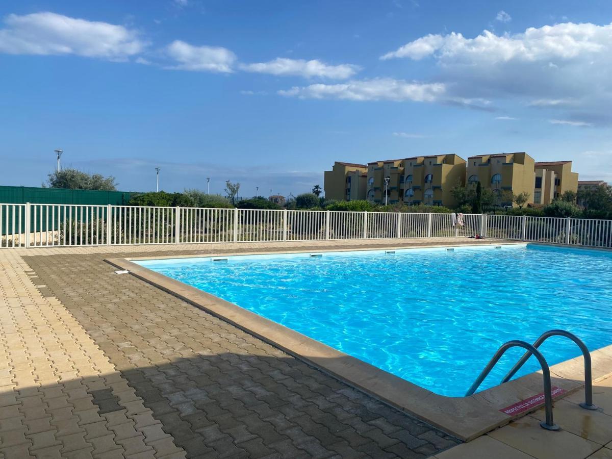 Terrasse Vue Mer 2 Pieces A Leucate Avec Piscine Lejlighed Eksteriør billede